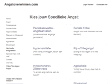Tablet Screenshot of angstoverwinnen.com